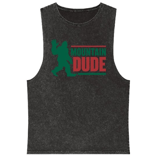Mountain Dude Mineral Wash Tank Tops