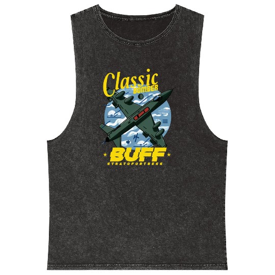 B-52 Classic Bomber Mineral Wash Tank Tops