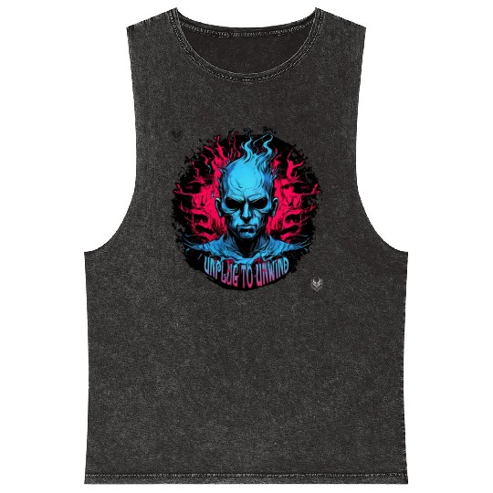 Unplug to Unwind, Fantom003.top Mineral Wash Tank Tops