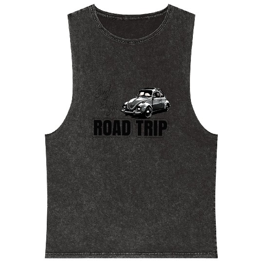 road trip Mineral Wash Tank Tops