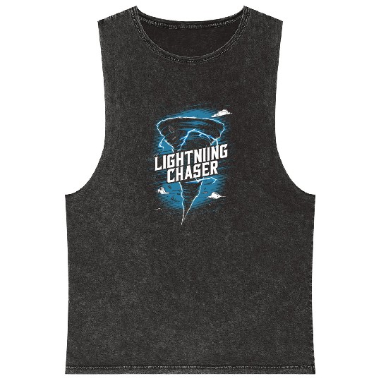 Tornado Chasing Adventures: Embrace Nature's Fury Mineral Wash Tank Tops