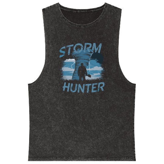 Tornado Chasing Adventures: Embrace Nature's Fury Mineral Wash Tank Tops
