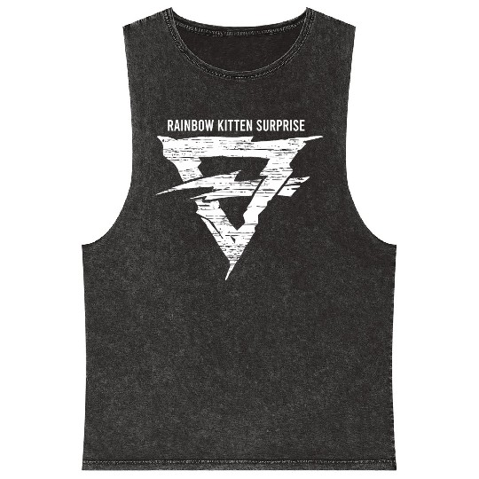 Rainbow Kitten Surprise Indie Band Tribute Mineral Wash Tank Tops