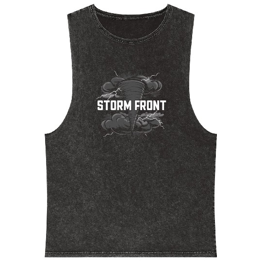 Tornado Chasing Adventures: Embrace Nature's Fury Mineral Wash Tank Tops