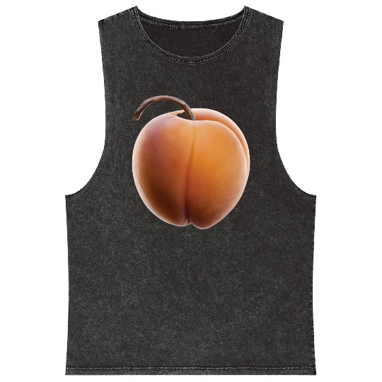 Apricot Realistic Mineral Wash Tank Tops