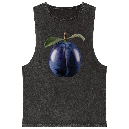 Blackberry Realistic Mineral Wash Tank Tops