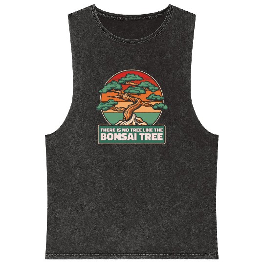 No Tree Like The Bonsai Tree Indoor Bonsai Mineral Wash Tank Tops