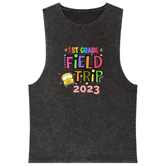 1st grade field trip 2023 classroom teacher Mineral Wash Tank Tops