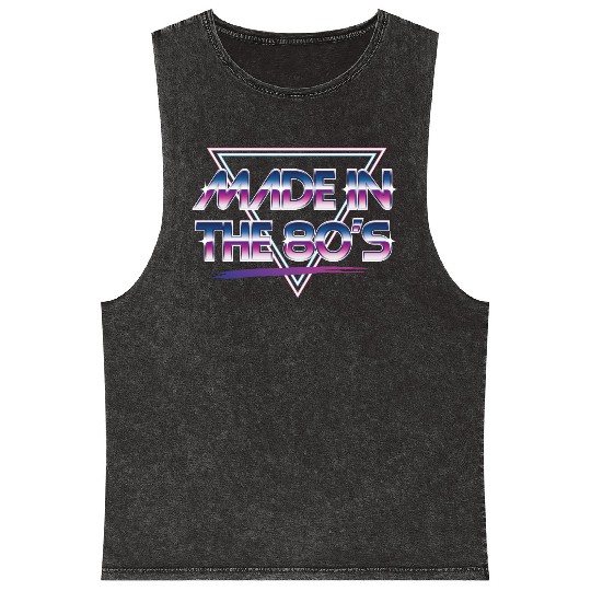 made in the 80s Mineral Wash Tank Tops