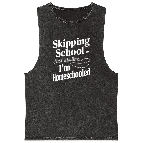 Embrace The Homeschool Journey With Your Mineral Wash Tank Tops