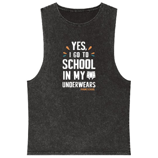 Embrace The Homeschool Journey With Your Mineral Wash Tank Tops