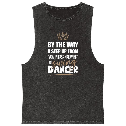 Swing Dancer Dance Teacher is the most attractive Mineral Wash Tank Tops