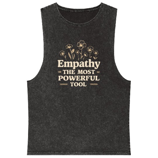 Social Worker Social Work Empathy The Most Mineral Wash Tank Tops