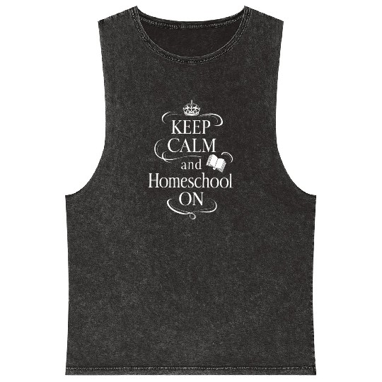 Embrace The Homeschool Journey With Your Mineral Wash Tank Tops