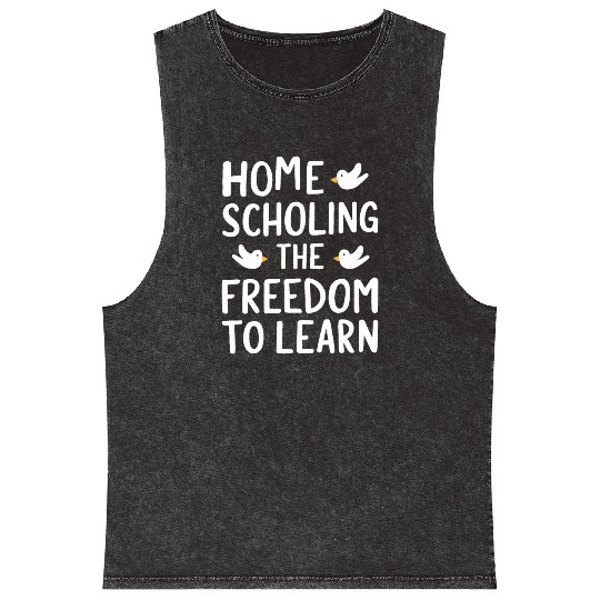 Embrace The Homeschool Journey With Your Mineral Wash Tank Tops