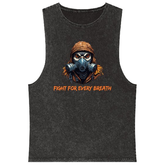 Fight for every breath Mineral Wash Tank Tops