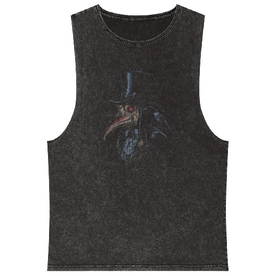 Plague Doctor Mineral Wash Tank Tops