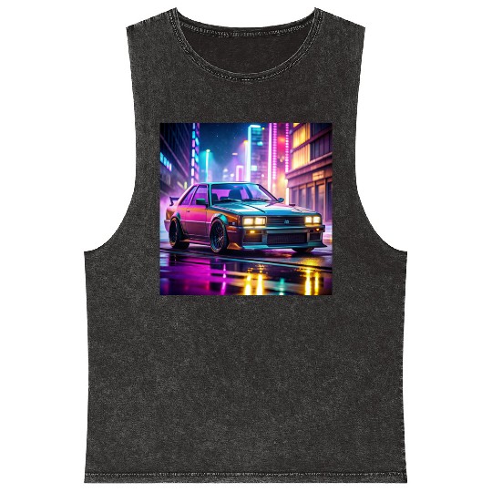 gta 5 drift car cyberpunk Mineral Wash Tank Tops