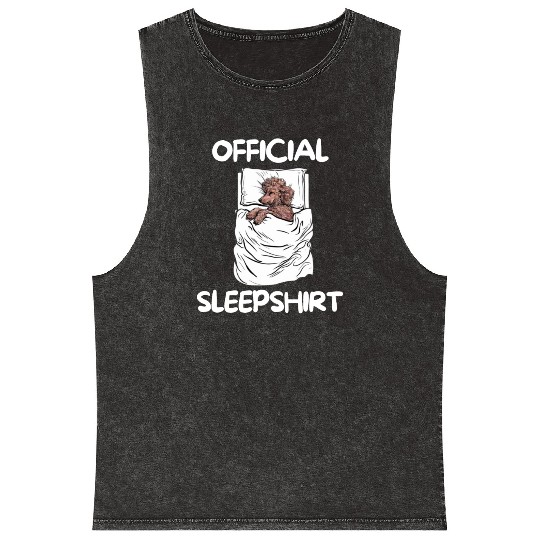 Toy Poodle Dog Official Sleepshirt Nightgown Mineral Wash Tank Tops