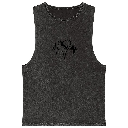 Chihuahua in a Heartbeat, Chihuahua lover Mineral Wash Tank Tops