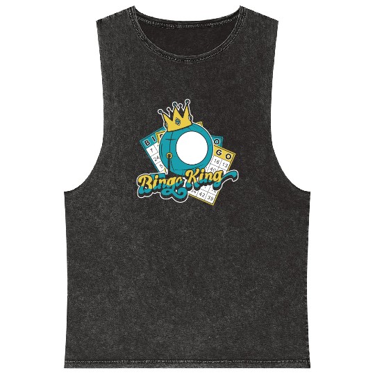 Bingo King Professional Caller Daubers Bingo Mineral Wash Tank Tops