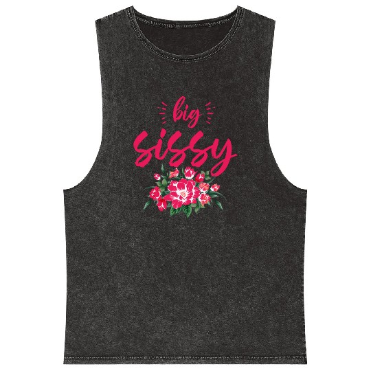 Big Sissy Mineral Wash Tank Tops