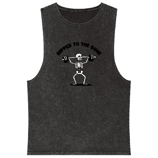 Ripped to the Bone Mineral Wash Tank Tops