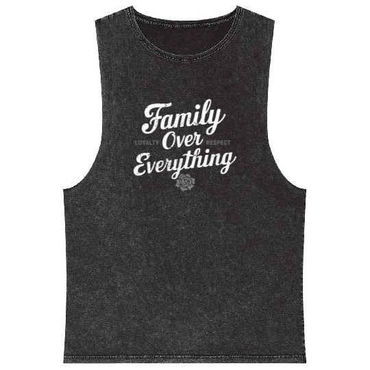 Mobster Gangster Mafia Organized Crime Boss Mineral Wash Tank Tops