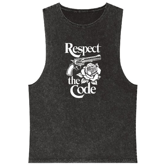 Mobster Gangster Mafia Organized Crime Boss Mineral Wash Tank Tops