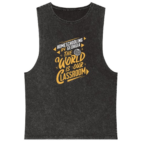 Georgia Homeschool Adventures Georgia Mineral Wash Tank Tops
