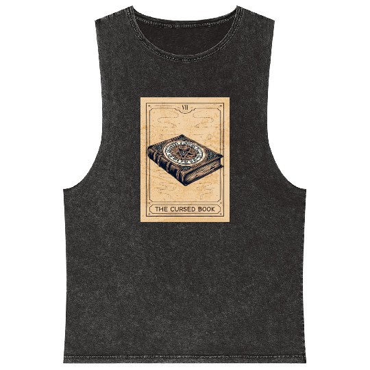 Magic - Black Magic - Magic Book Black Magic Book Mineral Wash Tank Tops