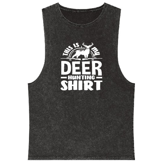 This Is My Deer Hunting Mineral Wash Tank Tops