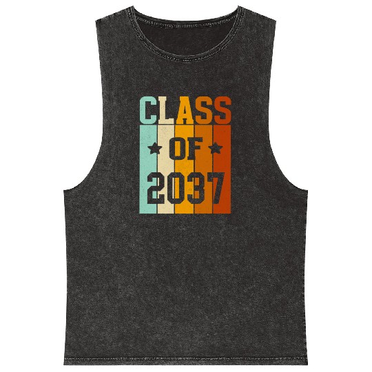 CLASS OF 2037 BACK TO SKHOOL. Mineral Wash Tank Tops