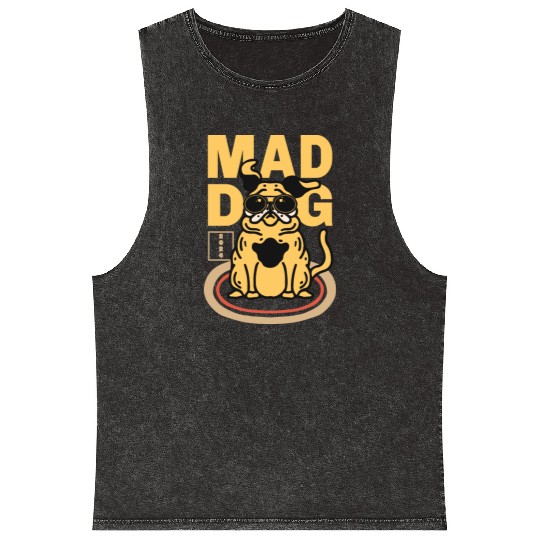 Mad Dog Animal Mineral Wash Tank Tops