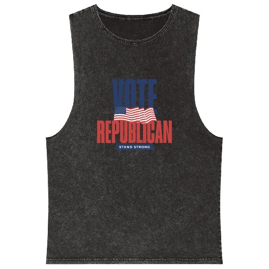 Vote Republican Election 2024 Mineral Wash Tank Tops design
