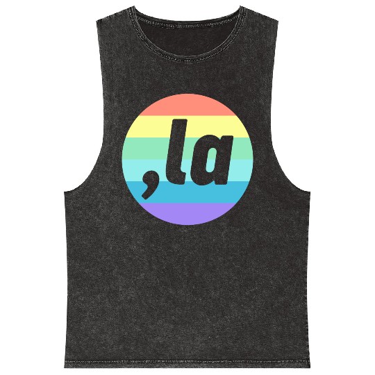 Discover Kamala Harris Comma La Rainbow Election 2024 Mineral Wash Tank Tops