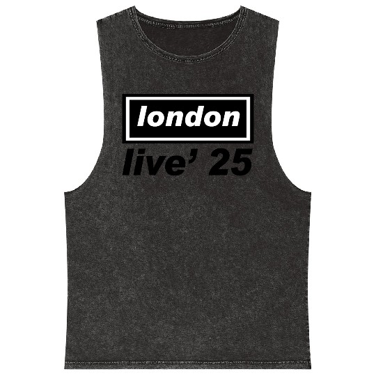 London Live 25 Mineral Wash Tank Tops