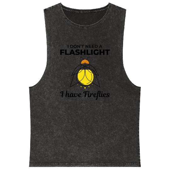 Fireflies Firefly Lightning Bug Insect Collector Mineral Wash Tank Tops