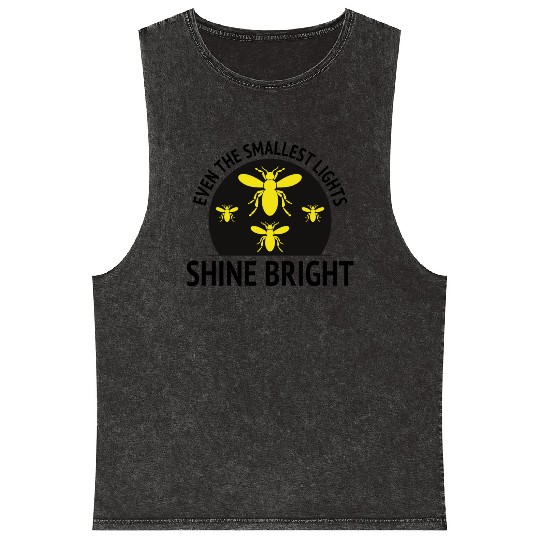 Fireflies Firefly Lightning Bug Insect Collector Mineral Wash Tank Tops