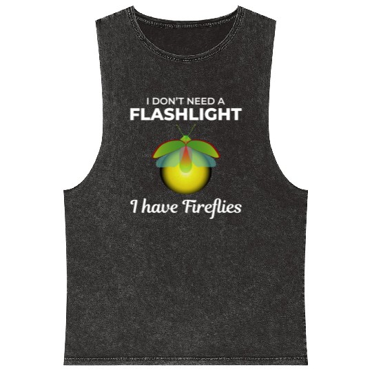 Fireflies Firefly Lightning Bug Insect Collector Mineral Wash Tank Tops