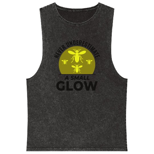 Fireflies Firefly Lightning Bug Insect Collector Mineral Wash Tank Tops