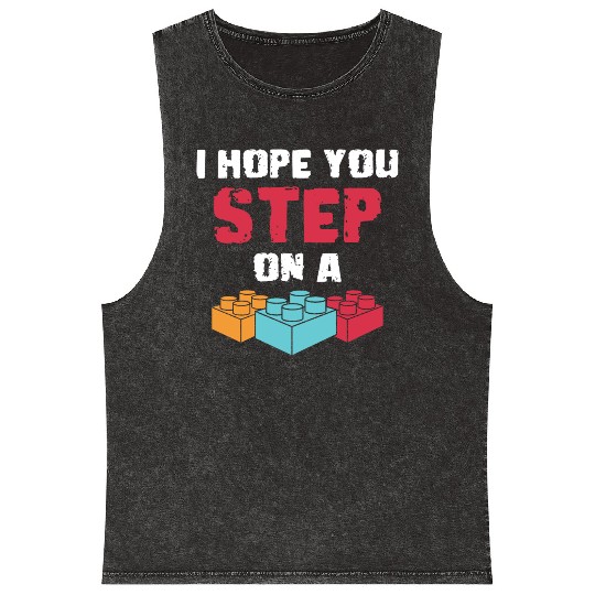 Blocks Playthings Games Miniature Building Mineral Wash Tank Tops