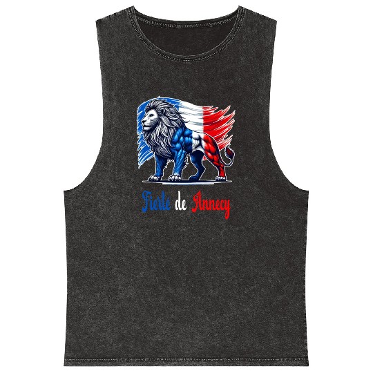The proud Annecy flag design Mineral Wash Tank Tops