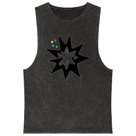 Newborn star Mineral Wash Tank Tops