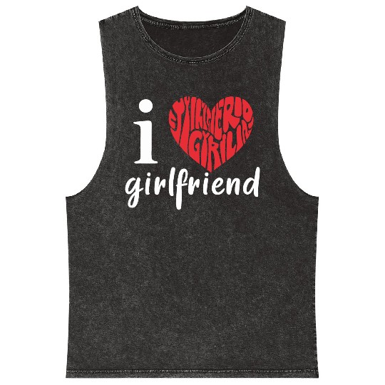I Love My Girlfriend Wrench Heart Mineral Wash Tank Tops