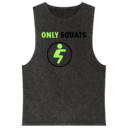 Only Squats Icon Mineral Wash Tank Tops