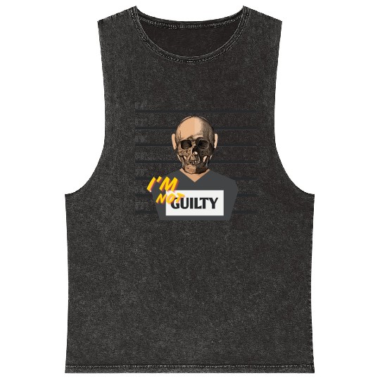I'm not guilty Mineral Wash Tank Tops