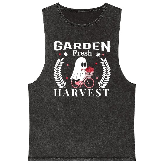 Garden Fresh Harvest, Flowers Harvest Design Mineral Wash Tank Tops