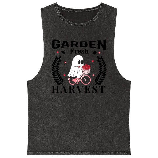 Garden Fresh Harvest, Flowers Harvest Design Mineral Wash Tank Tops