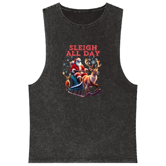 Sleigh All Day Mineral Wash Tank Tops